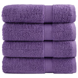 Vidaxl Bad Towel Folitie 4 PCS 600 g m² 740 cm purpur