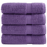 VidaXL serviettes de bain solund 4 pcs 600 g m² 70x140 cm violet