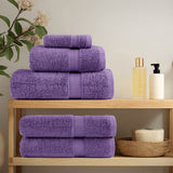 Vidaxl Bath Towels Solund 4 PCS 600 G m² 70x140 cm lilla