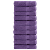 VidaXL serviettes de bain solund 10 pièces 600 g m² 70x140 cm violet