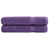 VidaXL serviettes de sauna solund 2 pcs 600 g m² 80x200 cm violet
