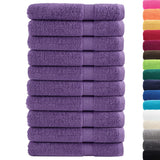 Vidaxx serviettes de sauna solund 10 pcs 600 g m² 80x200 cm violet