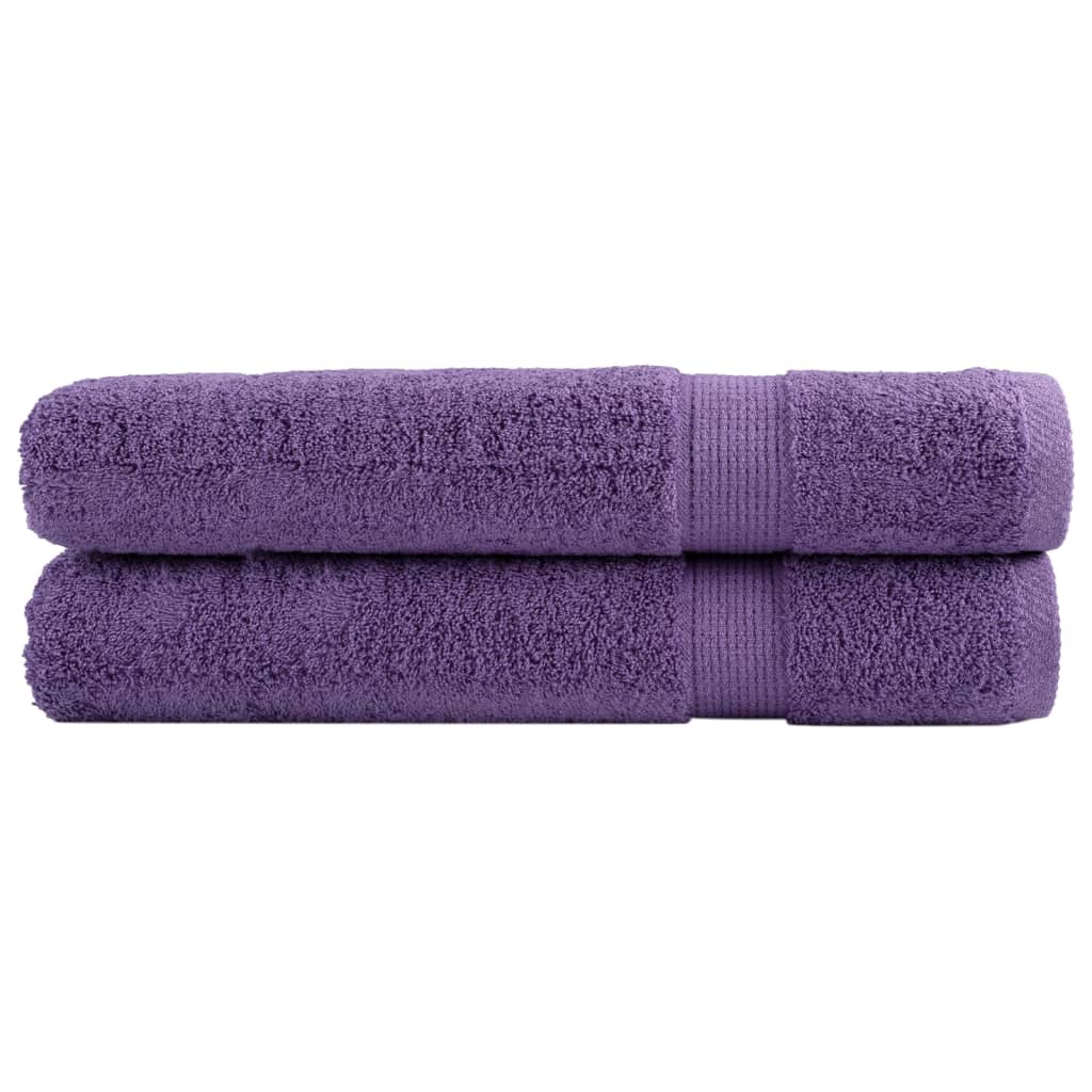 Vidaxx serviettes solund 2 pcs 600 g m² 100x200 cm violet