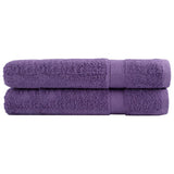 Vidaxx serviettes solund 2 pcs 600 g m² 100x200 cm violet