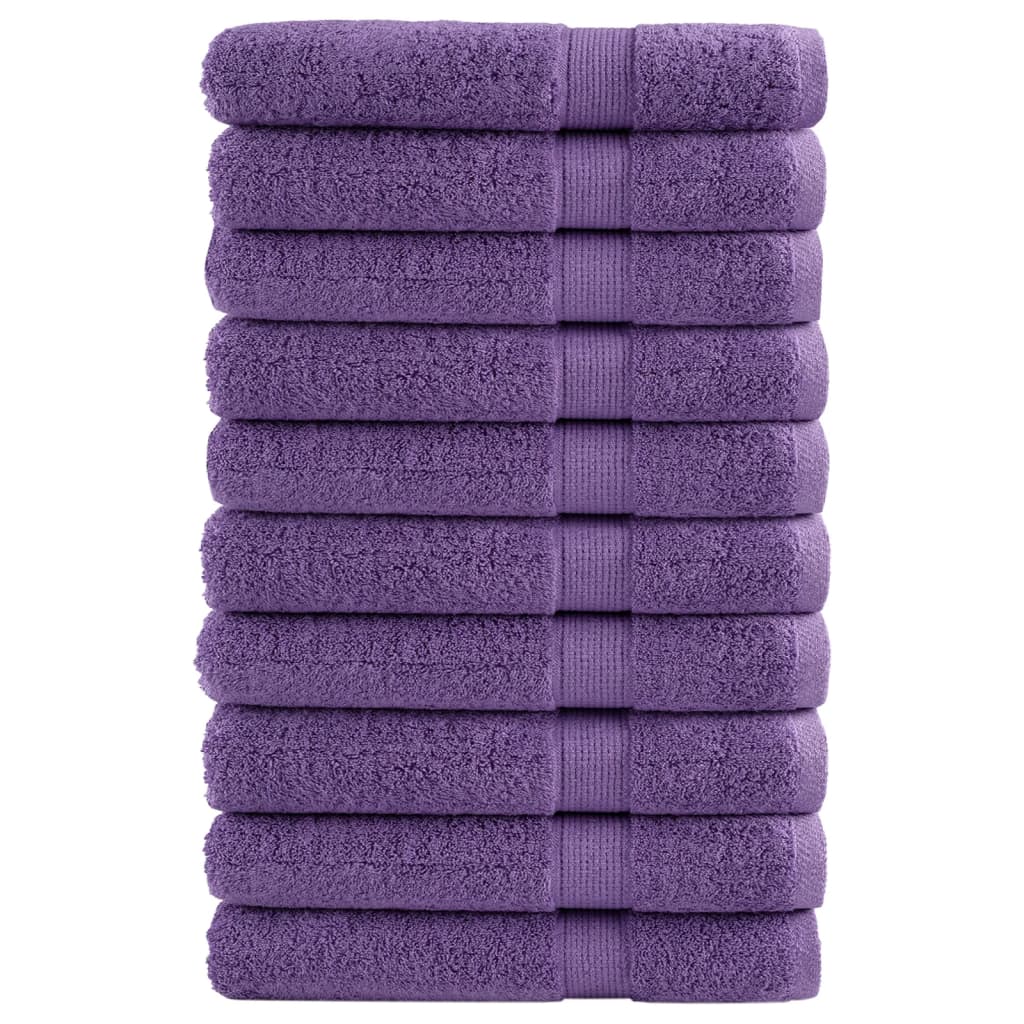 Vidaxx serviettes solund 10 pcs 600 g m² 100x200 cm violet