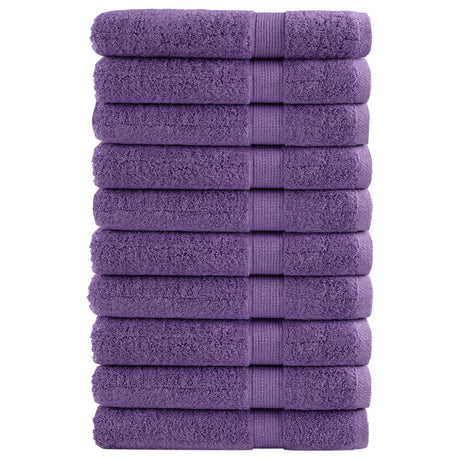 Vidaxx serviettes solund 10 pcs 600 g m² 100x200 cm violet