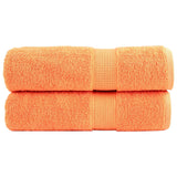 VidaXL serviettes de bain solund 2 pièces 600 g m² 100x150 cm