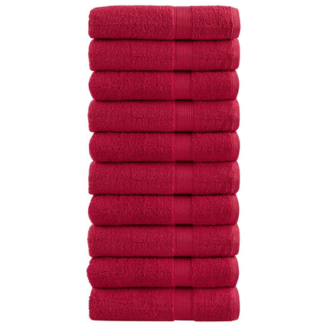 VidaXL serviettes de bain solund 10 pièces 600 g m² 100x150 cm