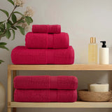 Vidaxx serviettes de sauna solund 10 pièces 600 g m² 80x200 cm rouge