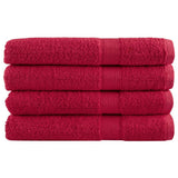 Vidaxx serviettes solund 4 pcs 600 g m² 100x200 cm rouge