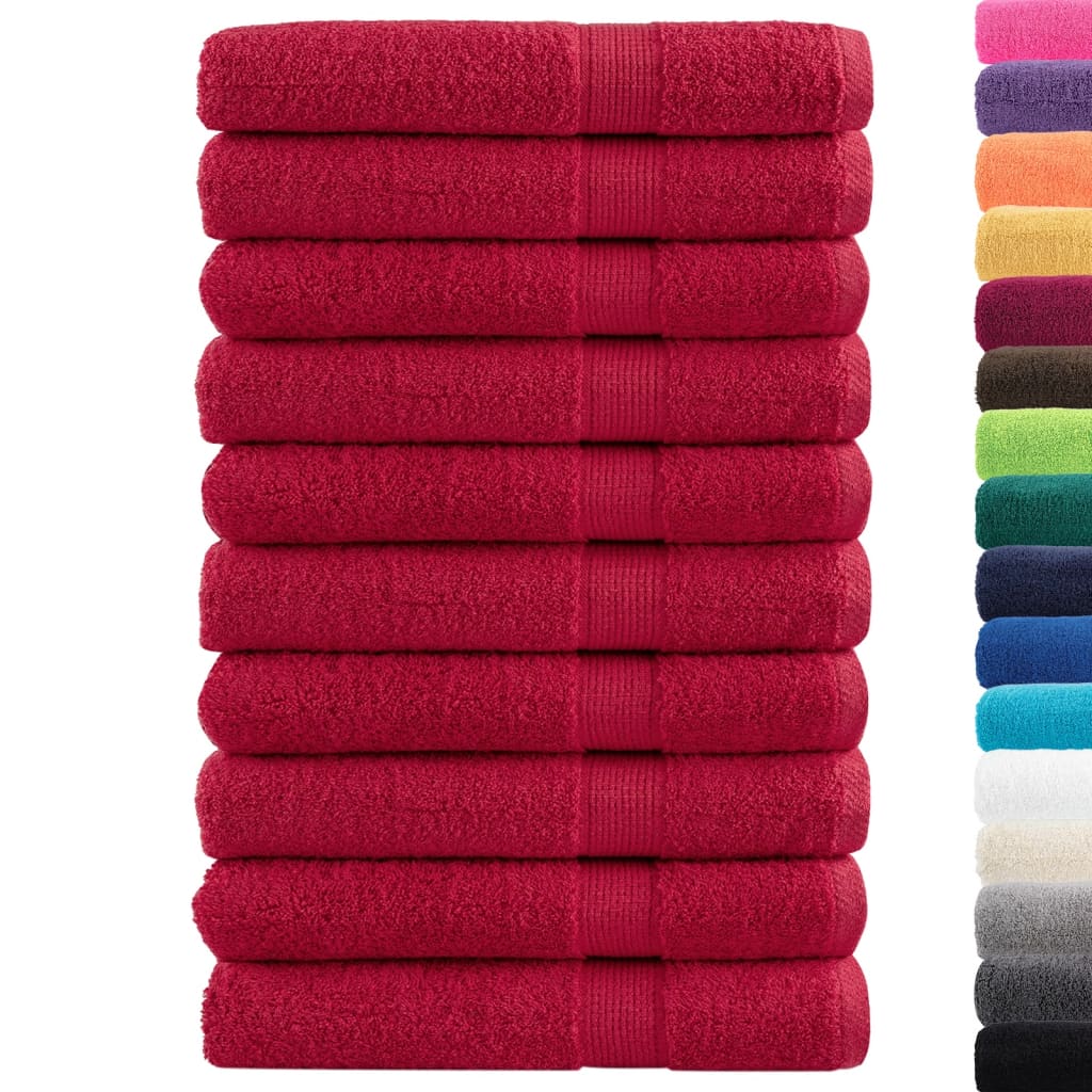 Vidaxx serviettes solund 10 pcs 600 g m² 100x200 cm rouge