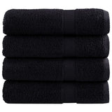 VidaXL serviettes de bain solund 4 pièces 600 g m² 100x150 cm