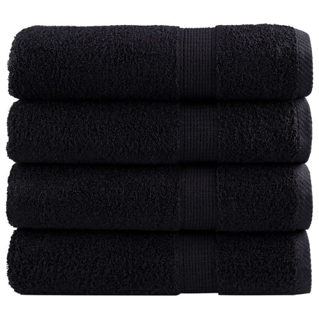 VidaXL serviettes de bain solund 4 pièces 600 g m² 100x150 cm