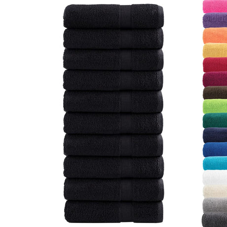 VidaXL serviettes de bain solund 10 pièces 600 g m² 100x150 cm