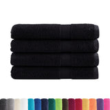 Vidaxx serviettes solund 4 pcs 600 g m² 100x200 cm noir