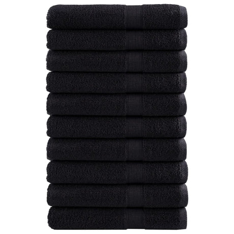 Vidaxx serviettes solund 10 pcs 600 g m² 100x200 cm noir