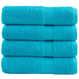 VidaXL serviettes de bain solund 4 pièces 600 g m² 100x150 cm