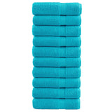 VidaXL serviettes de bain solund 10 pièces 600 g m² 100x150 cm
