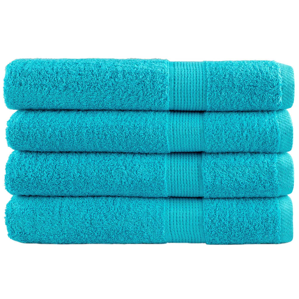 Vidaxx serviettes solund 4 pcs 600 g m² 100x200 cm turquoise
