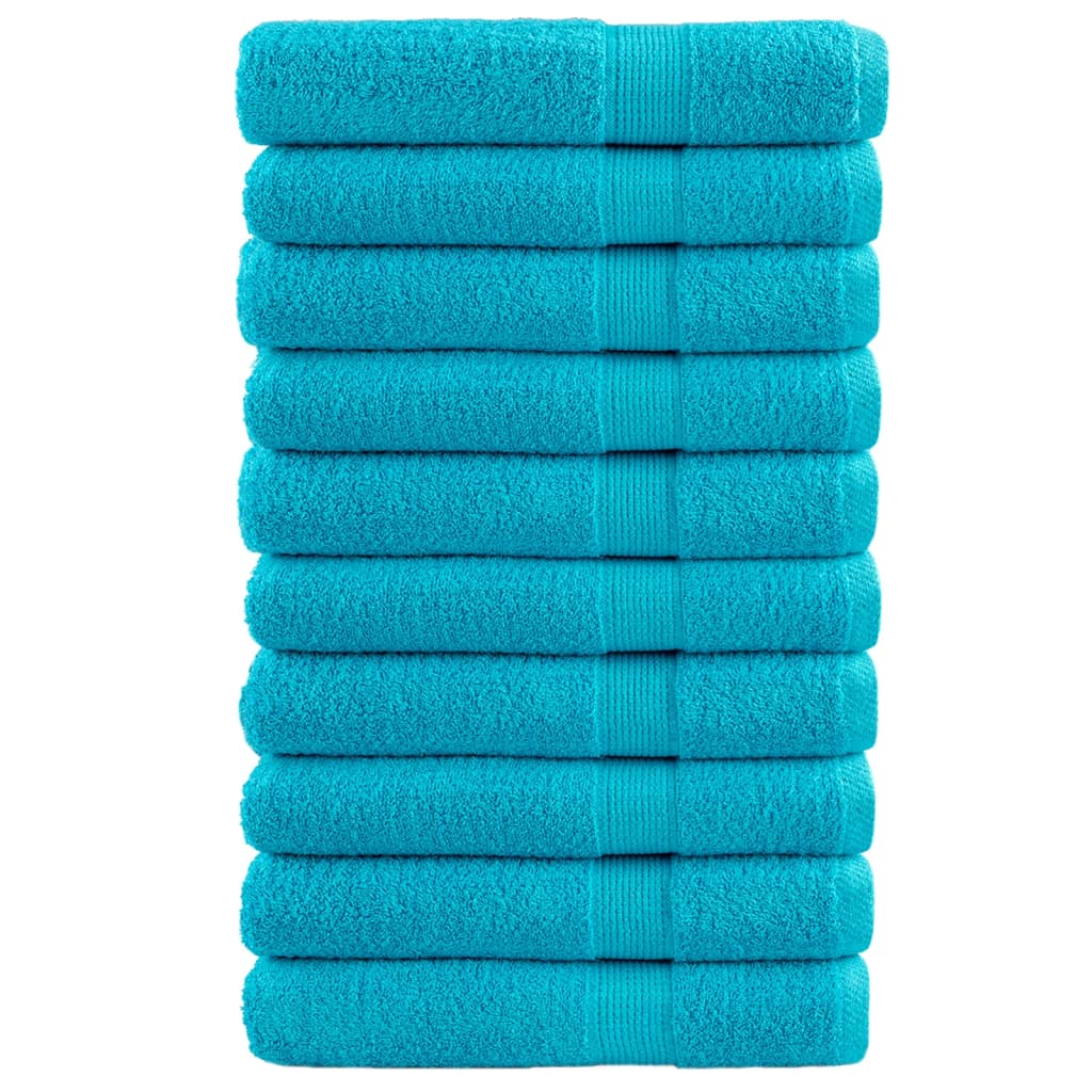 Vidaxx serviettes solund 10 pcs 600 g m² 100x200 cm turquoise
