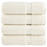 VidaXL serviettes de bain solund 4 pcs 600 g m² 70x140 cm couleur crème