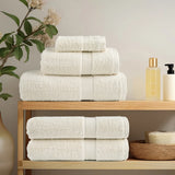 VidaXL serviettes de bain solund 10 pièces 600 g m² 70x140 cm couleur crème