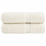 VidaXL serviettes de bain solund 2 pièces 600 g m² 100x150 cm