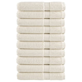 VidaXL serviettes de sauna solund 10 pièces 600 g m² 80x200 cm couleur crème