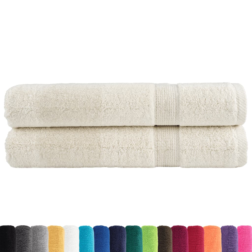 Vidaxx serviettes solund 2 pcs 600 g m² 100x200 cm crème