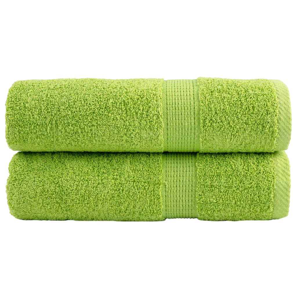 VidaXL serviettes de bain solund 2 pièces 600 g m² 100x150 cm
