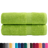 VidaXL serviettes de bain solund 2 pièces 600 g m² 100x150 cm