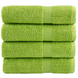 VidaXL serviettes de bain solund 4 pièces 600 g m² 100x150 cm