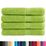 Vidaxl Sauna Cloths Solund 4 PCS 600 g m² 80x200 cm de manzana verde