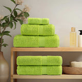 VidaXL serviettes de sauna solund 4 pcs 600 g m² 80x200 cm vert pomme