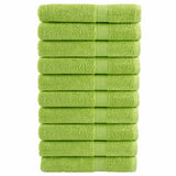 VidaXL serviettes de sauna solund 10 pcs 600 g m² 80x200 cm vert pomme