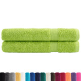 Vidaxx serviettes solund 2 pcs 600 g m² 100x200 cm vert pomme