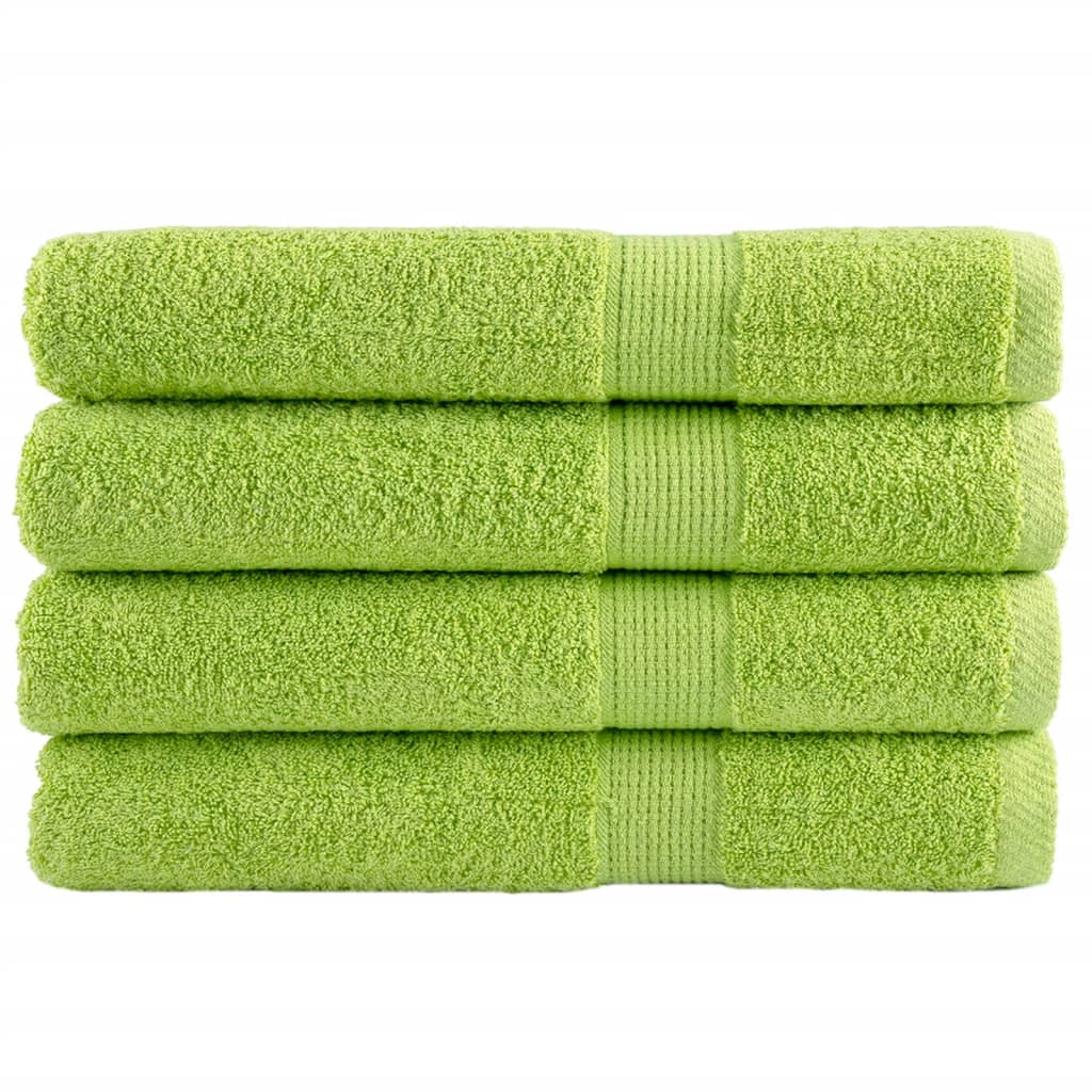 Vidaxx serviettes solund 4 pcs 600 g m² 100x200 cm vert pomme