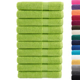 Vidaxx serviettes solund 10 pcs 600 g m² 100x200 cm vert pomme