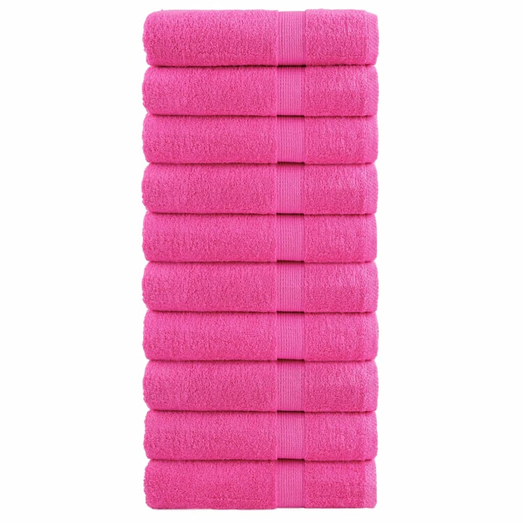 Vidaxl Assessioni da bagno Solundio 10 ST 600 G M² 70x140 cm Pink