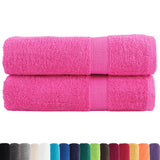 Vidaxl Bath towels Solund 2 pcs 600 g m² 100x150 cm