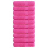 VidaXL serviettes de bain solund 10 pièces 600 g m² 100x150 cm