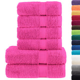 VidaXL Ensemble de serviettes 6 pièces SOLUND 600 g m² rose