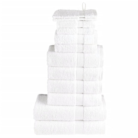 VidaXL ensemble de serviettes 12 pièces solund 600 g m² blanc