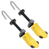 Vidaxl Shoe Spanners con scarpa in eu 34-37 in plastica giallo