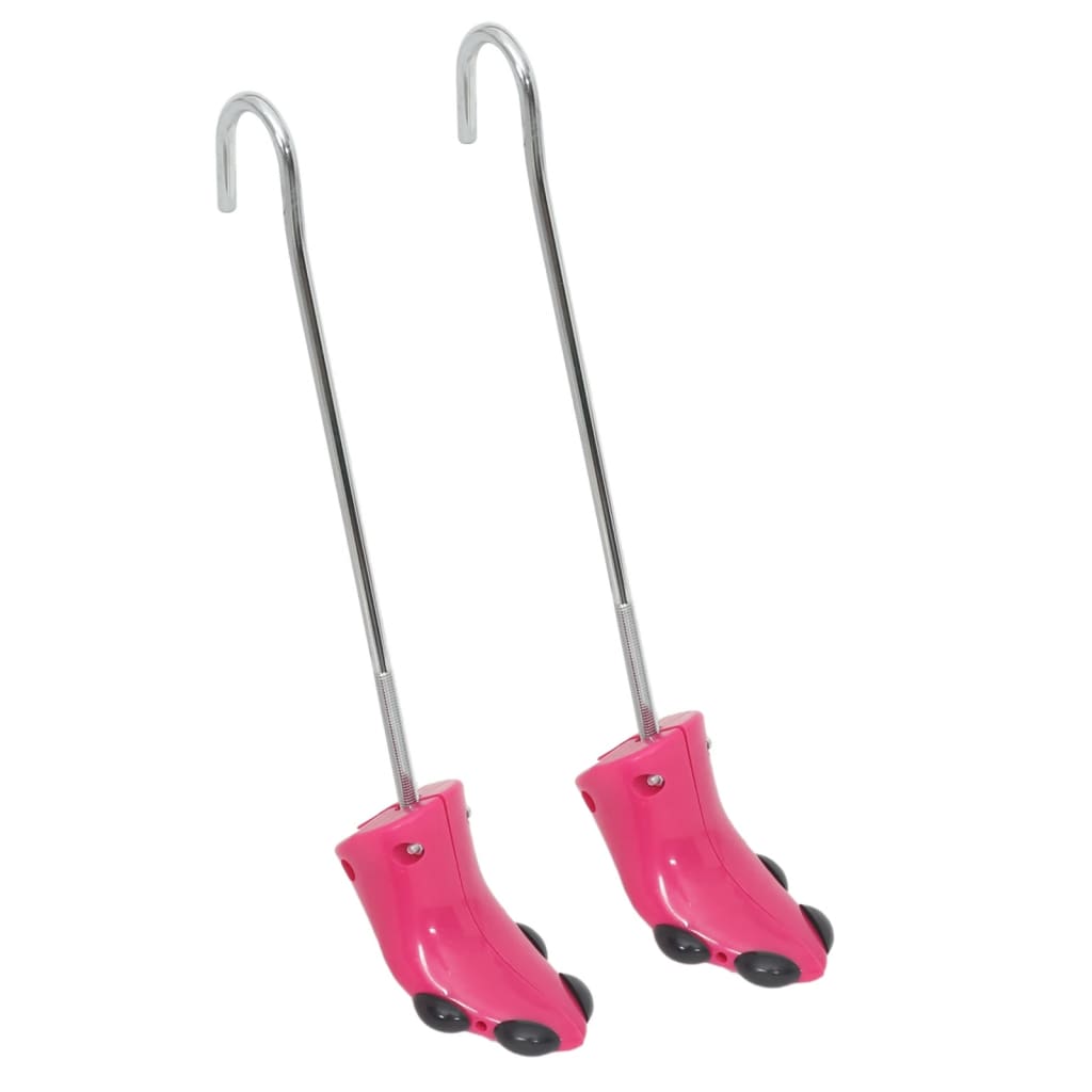 Sics de chaussures Vidaxl avec chausse-pied EU 34-40 rose en plastique