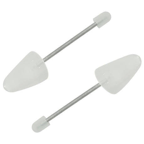 Sics de chaussures Vidaxl 5 paires d'EU 38-44 Plastique blanc