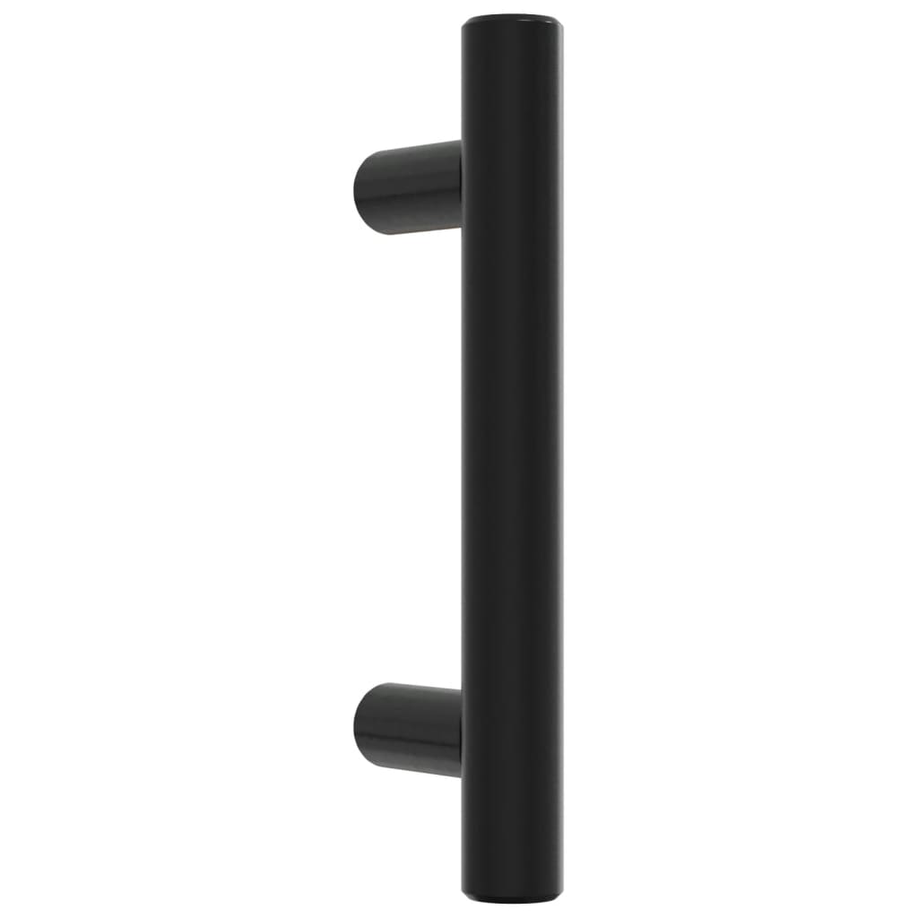 VidaXL Poignées 20 pcs 64 mm acier inoxydable noir