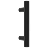 VidaXL Poignées 20 pcs 64 mm acier inoxydable noir