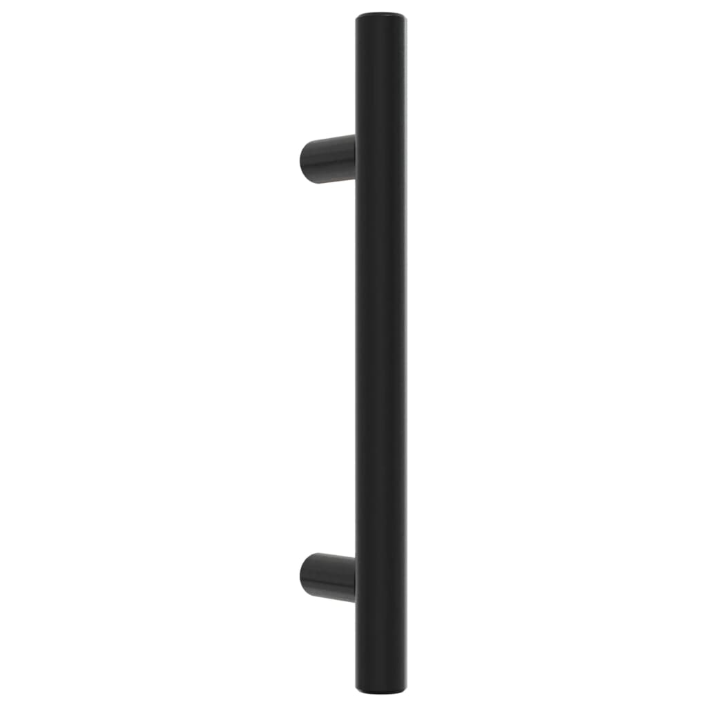 VidaXL Poignées 20 pcs 96 mm acier inoxydable noir