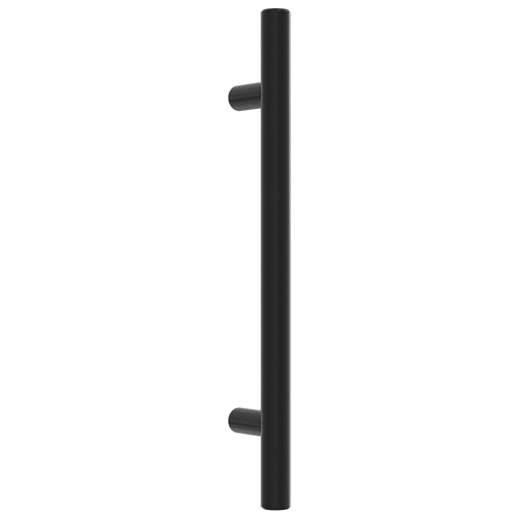 VidaXL Poignées 20 pcs 128 mm acier inoxydable noir